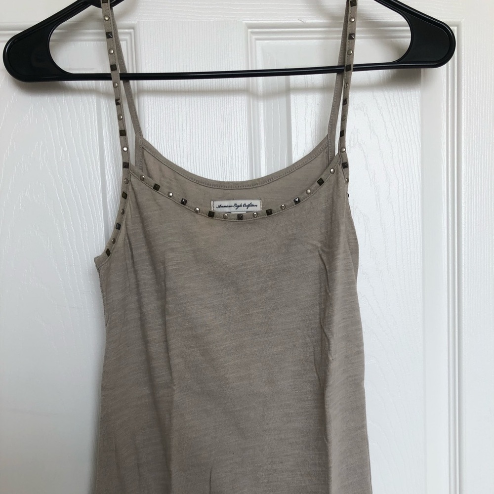 Studded strap tank